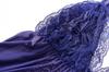 Babydoll Lingerie Nightgown Smooth and Soft Fabric Cute Long Ribbon Lots of Volume Ruffles [Synlala] See-Through