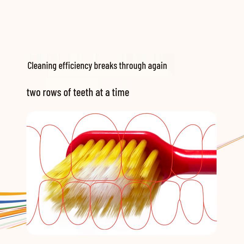 

EBISU 48-Hole Comfort Protect Wide Head Toothbrush (2-Pack)