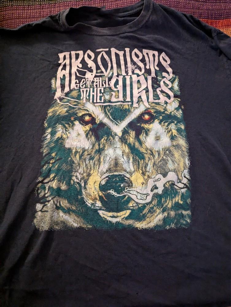 

Arsonists Get All The Girls Band Black Shirt Unisex S-5XL Gift For Fans AD208 Unisex T-Shirt XXXXL