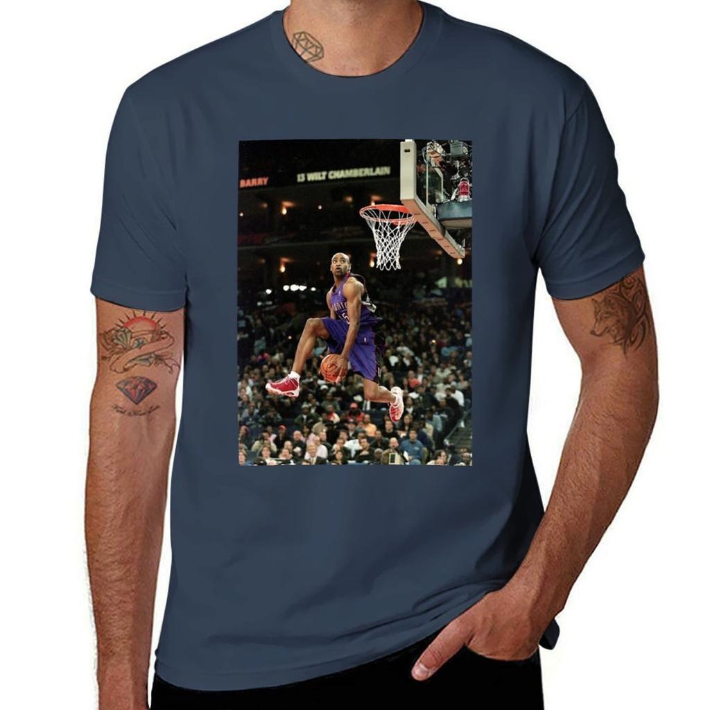 Vince Carter Sports Tshirt Basic Simple Design Short Sleeve Shirt