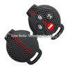 Silicone Car Key Cover for Mercedes Smart 450/451 Fortwo Brabus, Four-Button