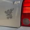 Motorcycle Sticker HAHAHA Motorcycle Helmet Car Stickers Moto Auto Decal Funny JDM Vinyl On Car Styling