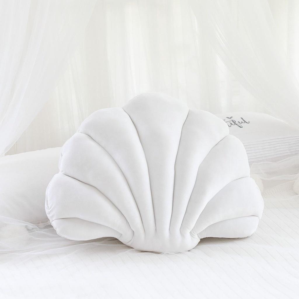Soft Seashell Plush Pillow For Home Decorating Office And Siesta