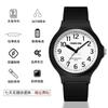 INS Korean Style Japanese Style Small Black Watch Simple Korean Style Waterproof Student Watch Men and Women College Style Retro Literary Couple