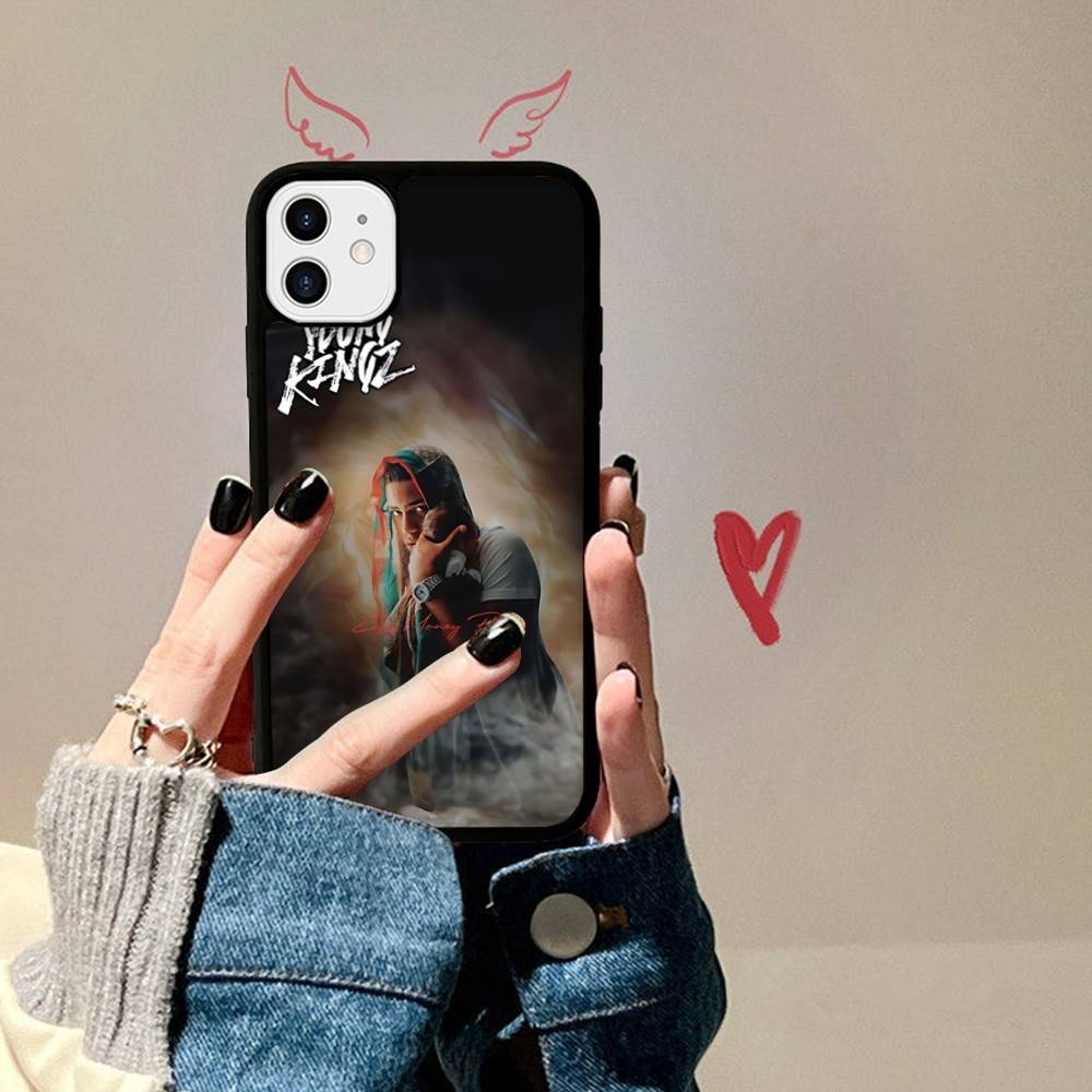 M-Myke Towers LALA Phone Case For IPhone17 16 15 14 13 12 11 Pro Max Mini Plus Celulares Hard Fundas