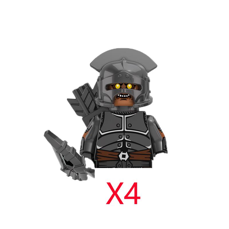 Military Building Blocks Solider Figures Movie Science Fiction Series Weapons Shield Knight Toys Gifts Medieval Mini Bricks MOC
