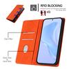 Wallet Case for Galaxy S25 Ultra - Leather/PU, Orange