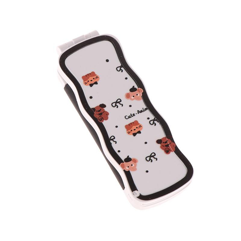 Mini Hair Brush Folding Massage Comb Head Massage Anti-Static Portable Travel Hair Brush Girl Hair Combs With Mirror