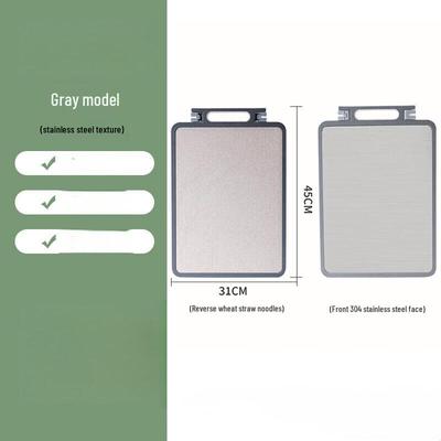 Zhi Shi Double-Sided Plastic Cutting Board with Sharpening Stone