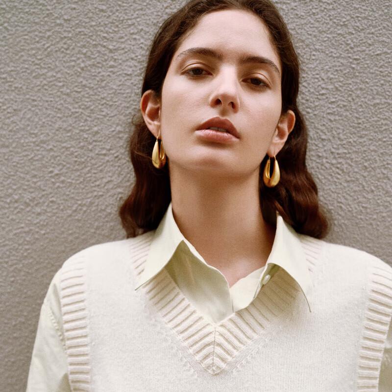 Edition Women's Merino Wool Knit Cardigan & Vest Set