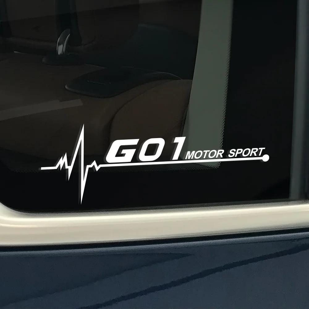 2PCS Car Side Window Sticker Vinyl Decal Accessories For BMW G30 G20 G11 G01 G12 G02 G05 G06 G07 G08 G14 G15 G16 G21 G31 G32 G38