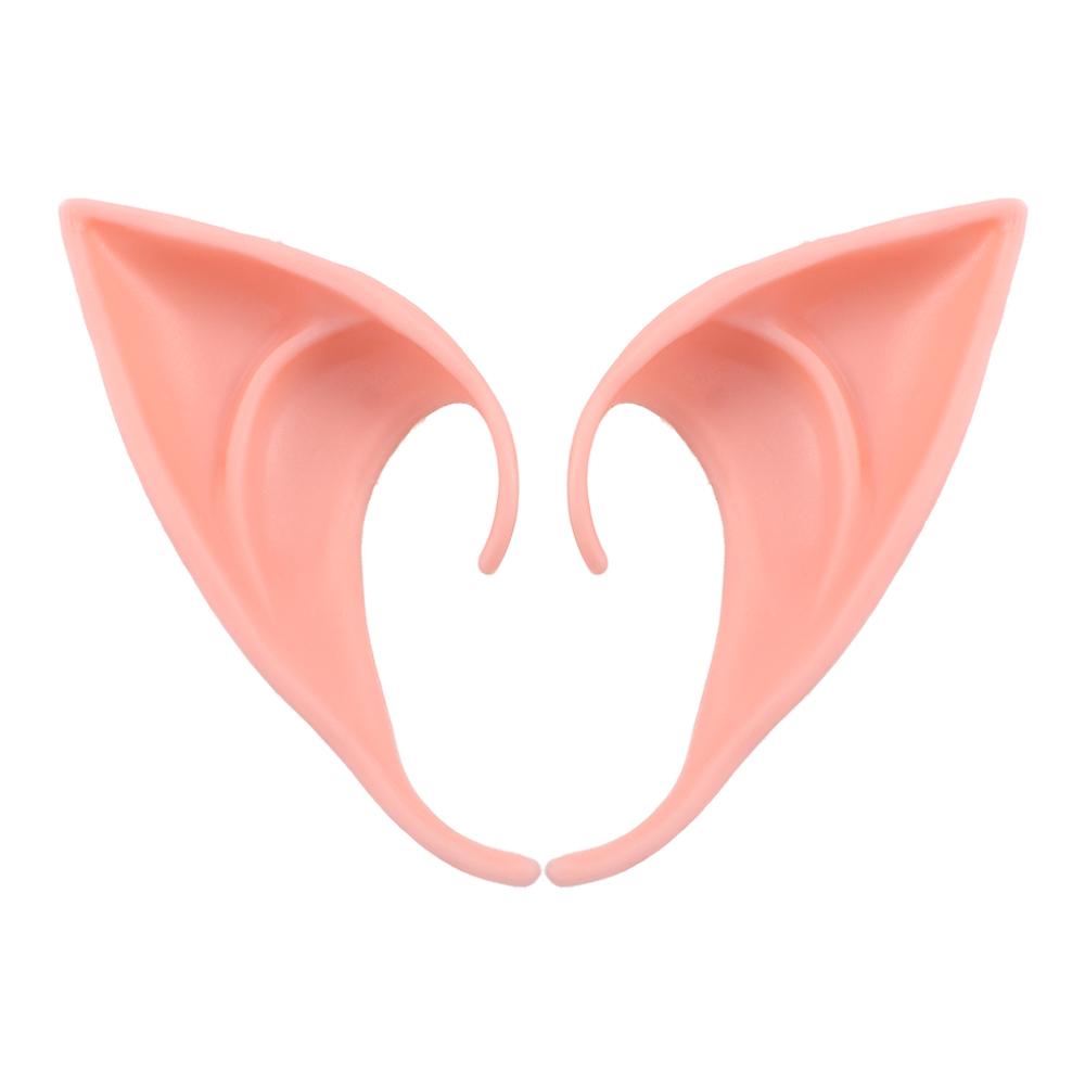 Unisex Fairy Photography Props Role Play Women Earrings Ear Cuff Jewelry False Ears Elf Ears