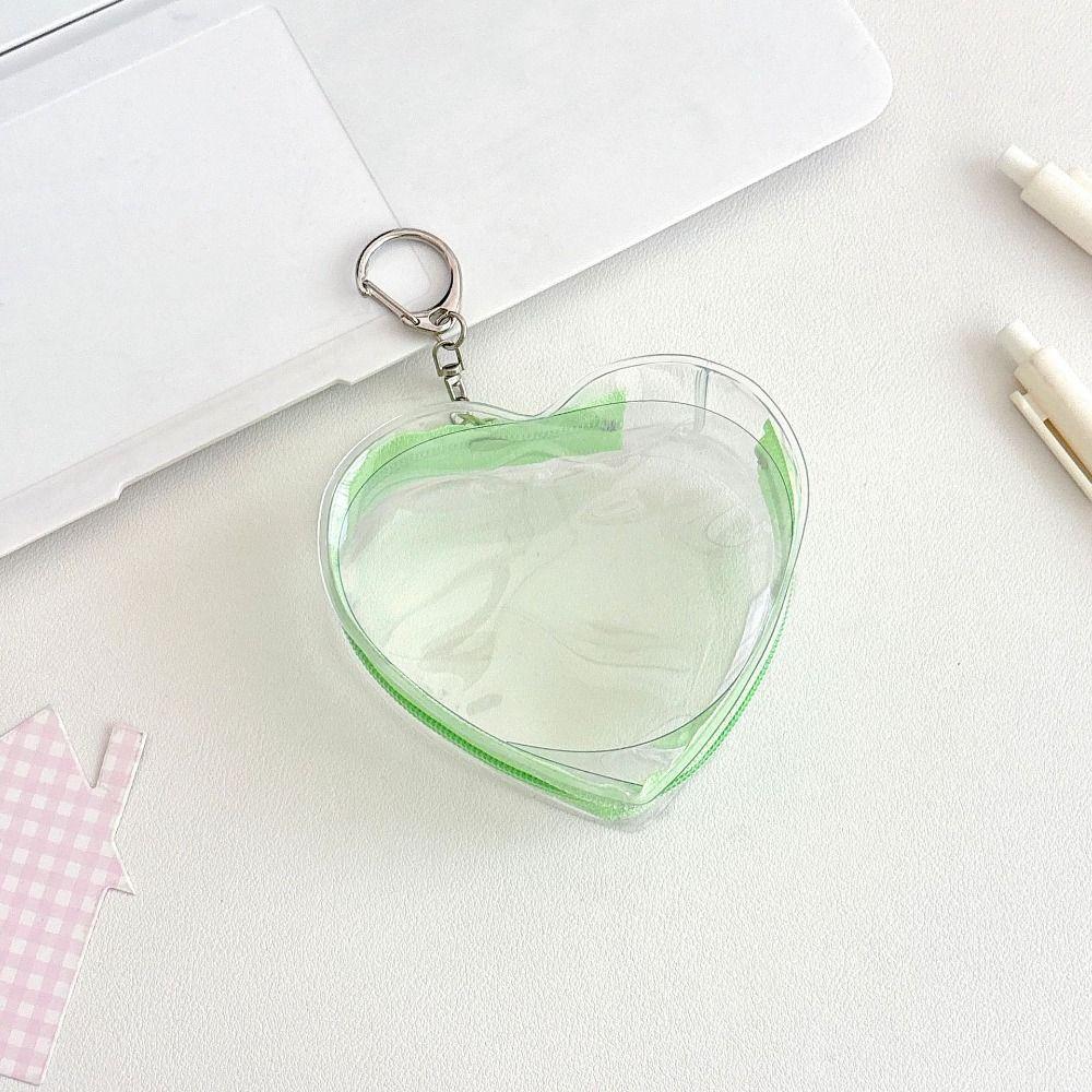 Love Heart Doll Storage Bags PVC Material Doll Display Bag Doll Protector Case Kids Student