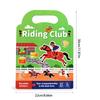 Children Diy Sticker Book Bubble Scene Sticker Jelly Paste Toy Kids Portable Reusable Quiet Busy Paste A Book