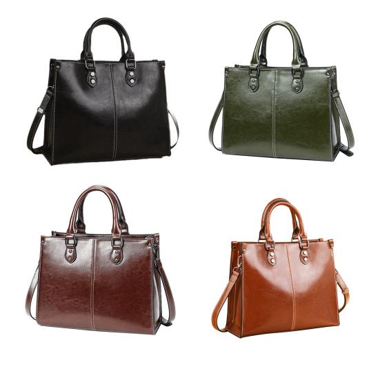Women Hobo Handbag Tote Bag with Top Handle Faux Leather Shoulder Bag Crossbody Tote Purse with Removable Shoulder Strap for Work Travel