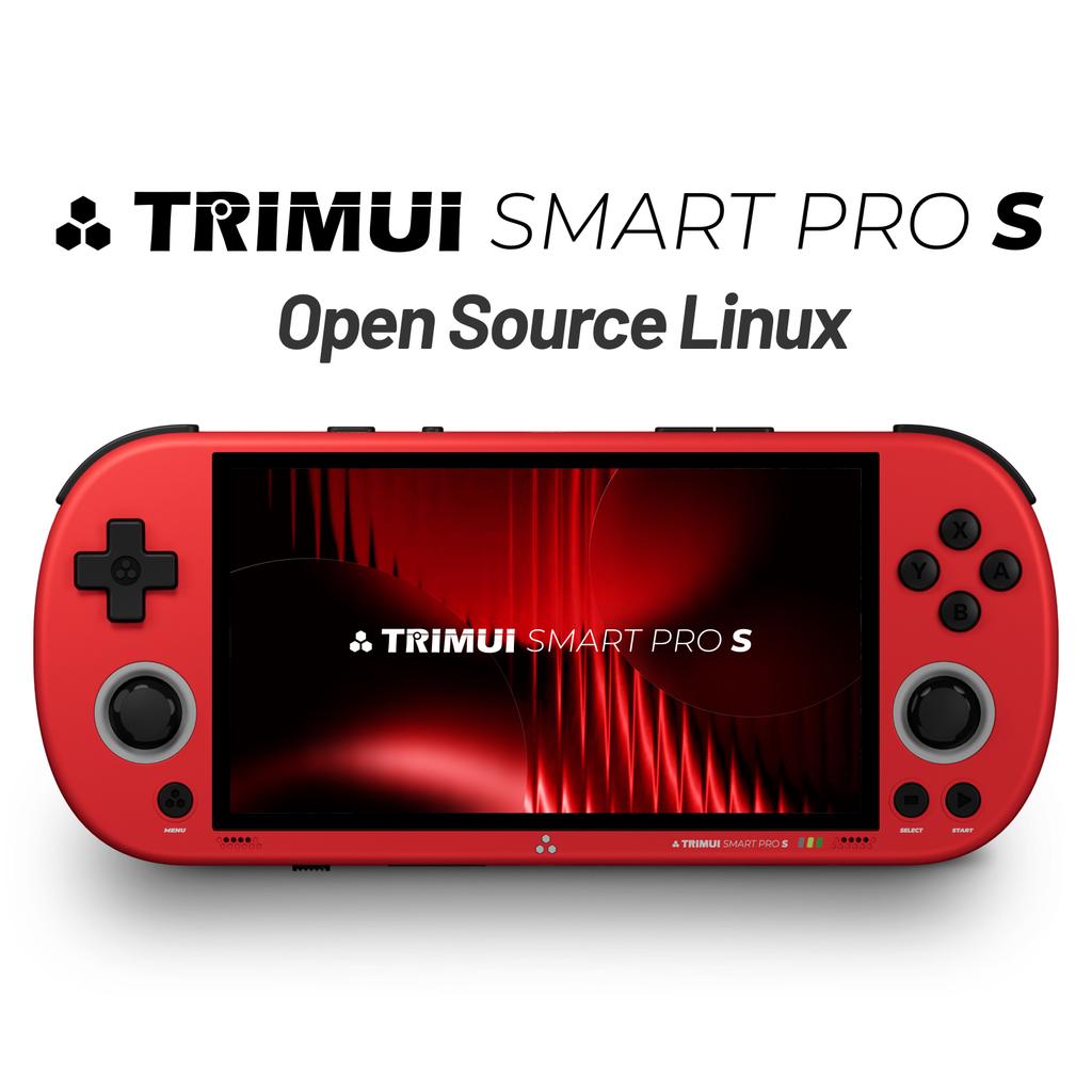 Trimui Smart Pro S TG5050 Handheld-Spielekonsole - Am besten für PSP-Spiele, Octa-Core 2,0 GHz, 4,96" IPS-Display, 5000 mAh Akku