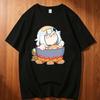 Genshin Impact Cotton Tshirt Teen Trendy 2000s Hip Hop University Shirt Y2k Breathable Streetwear Psychedelic Digital 80s