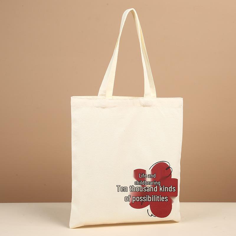 Customized Logo Canvas Shopping Bag - Durable, Eco-friendly, and Ideal for Promotions