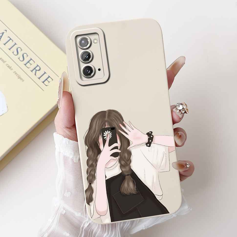For Samsung Galaxy Note20 4G Case SM-N980F Popular Love Soft Silicone Cover For Samsung Note20 5G 6.7" Cute Butterfly Bumper