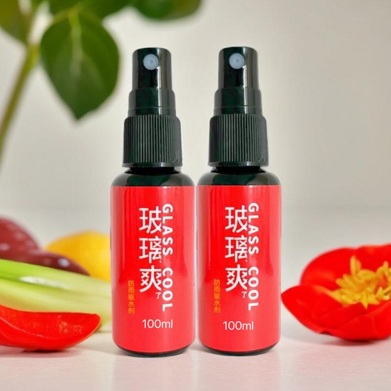 Car Glass Anti-Rain Spray 100ml Hydrophobic Nano Coating Agent Oil Film Removal Water Repellent Spray For Windshield Mirrors