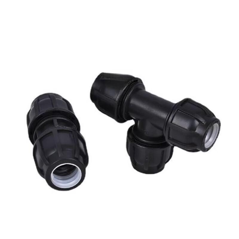 Thickened Black PE Quick Connect Water Pipe Fitting