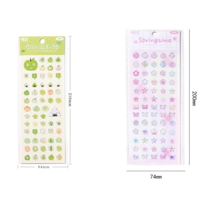 1/4Pcs 3D Stickers Olden Ocean Clover Star Cute Stickers DIY Craft Scrapboo Journal Phone Cases Hand Account Decorative Stickers