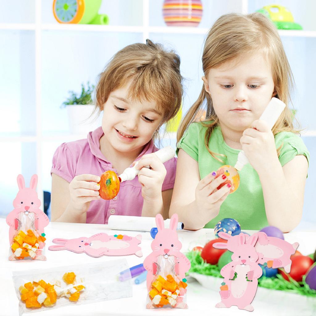 2025 Cute Animal Easter Candy Cards For Exchanging Gifts, New Easter Greeting Cards, Easter Student Classroom Exchange Gifts