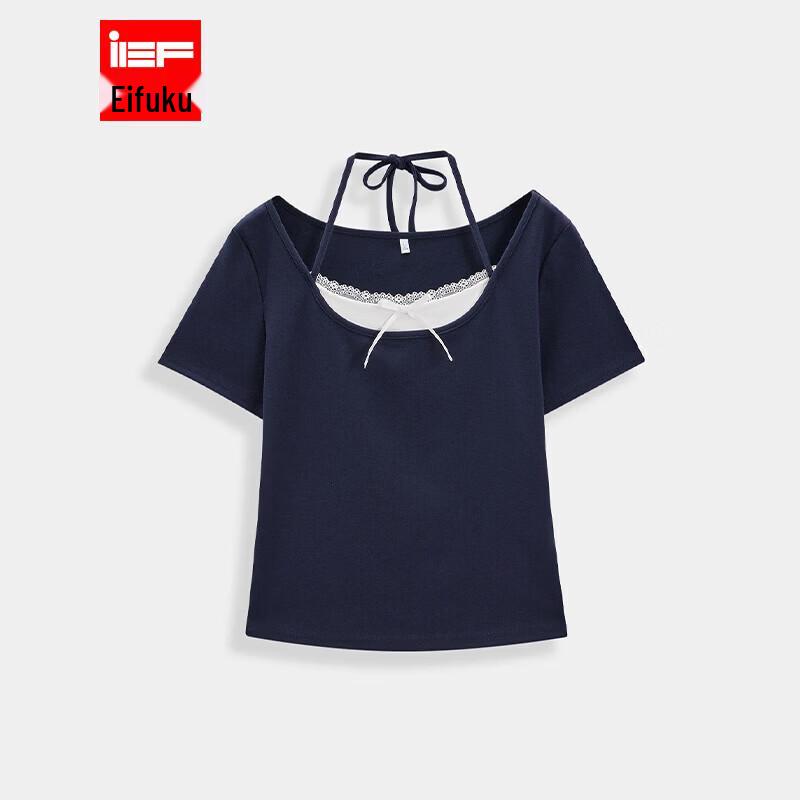 

IEF Faux Two-Piece Sweet Temperament Top L