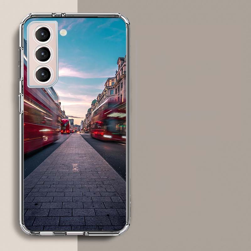 london Bus England Telephone Phone Case For Samsung A17 A56 A36 A26 A16 A55 A35 A25 A15 A05S Galaxy A71 A51 A41 A31 A21S A70 A50