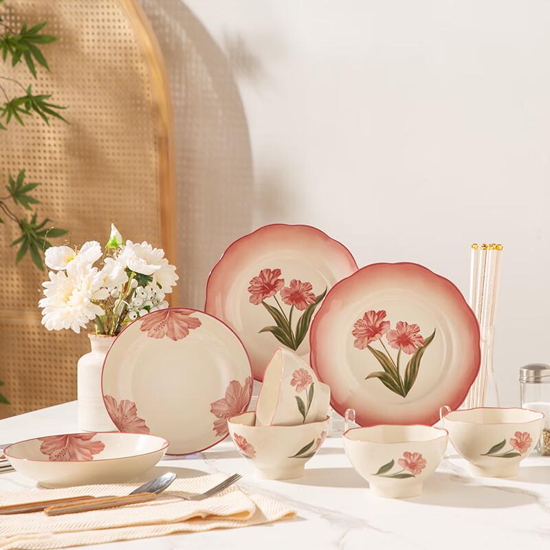 DuPont Time Floral Series Ceramic Tableware Set