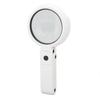 Handheld LED Magnifying Glass Foldable Adjustable 22X 10X Magnifying Glass with Light Stand for