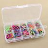 10-Slot Jewelry Rings Ear Stud Holder Beads Storage Box Case Container Organizer