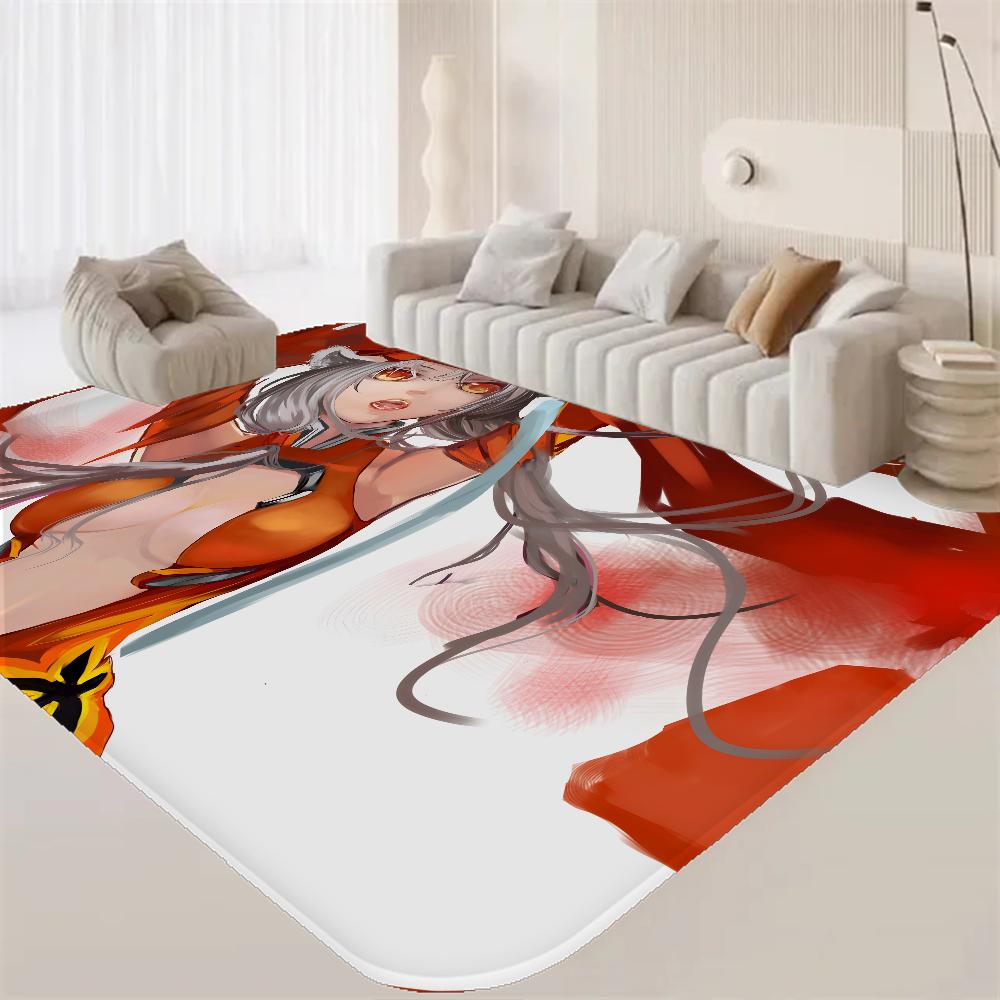 Sexy Girls Anime Floor Mat Kids Room Bedroom Decoration Balcony Anti-Slip Doormat Living Room Welcome Rug