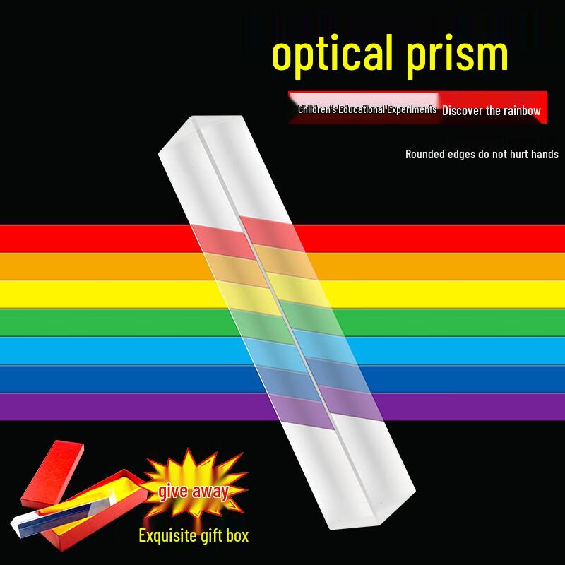 Triangular Optical Prism for Science Experiments