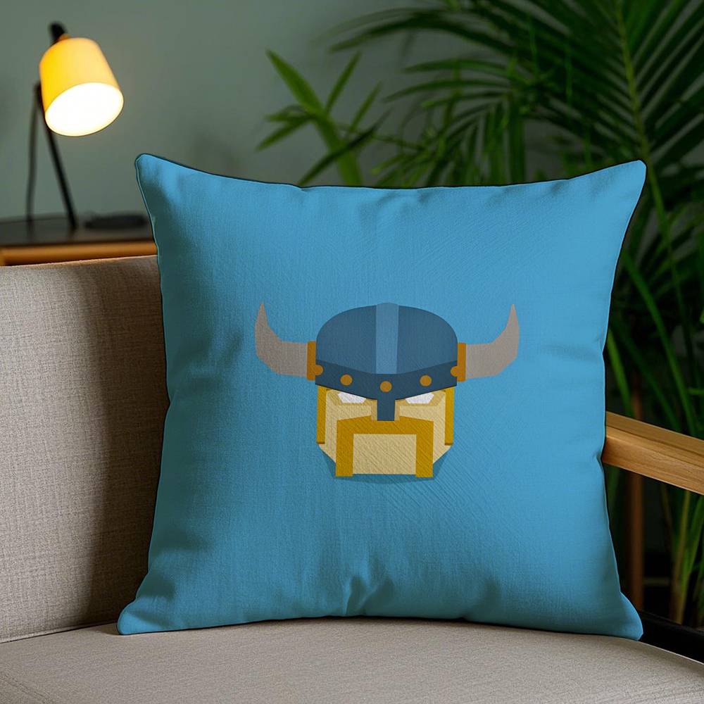 Game C-Clash Of C-clans Cute Fighting Pillow Case Sofa And Living Room Decorative Cushion Covers Dust-proof And Mite-proof F
