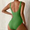 Women's Fashion Candy Color One-Piece Swimsuit
