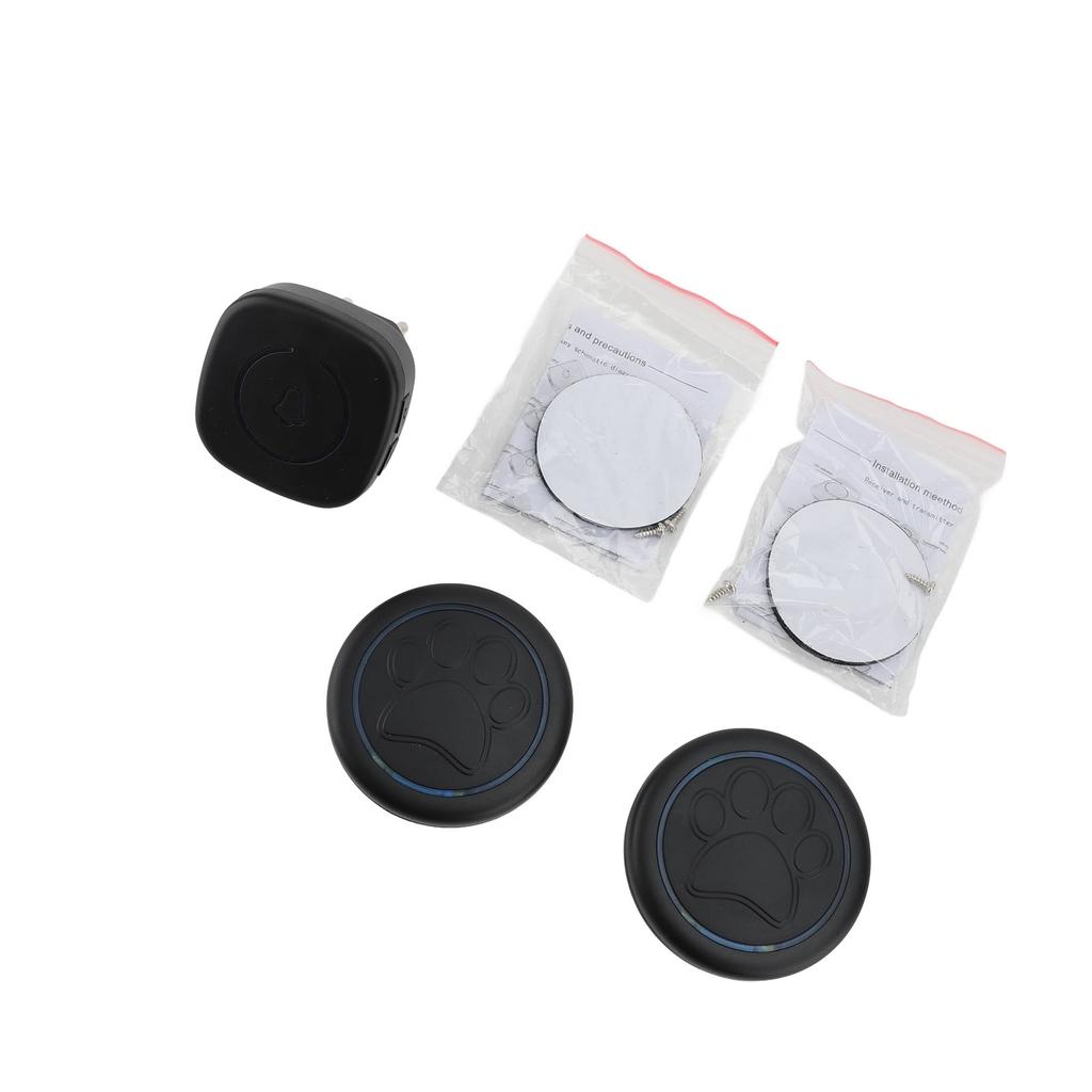 Drahtlose Hunde-Türklingel Training zum Rausgehen 60 Melodien 5 Lautstärken 1000 ft Reichweite für Haustiere