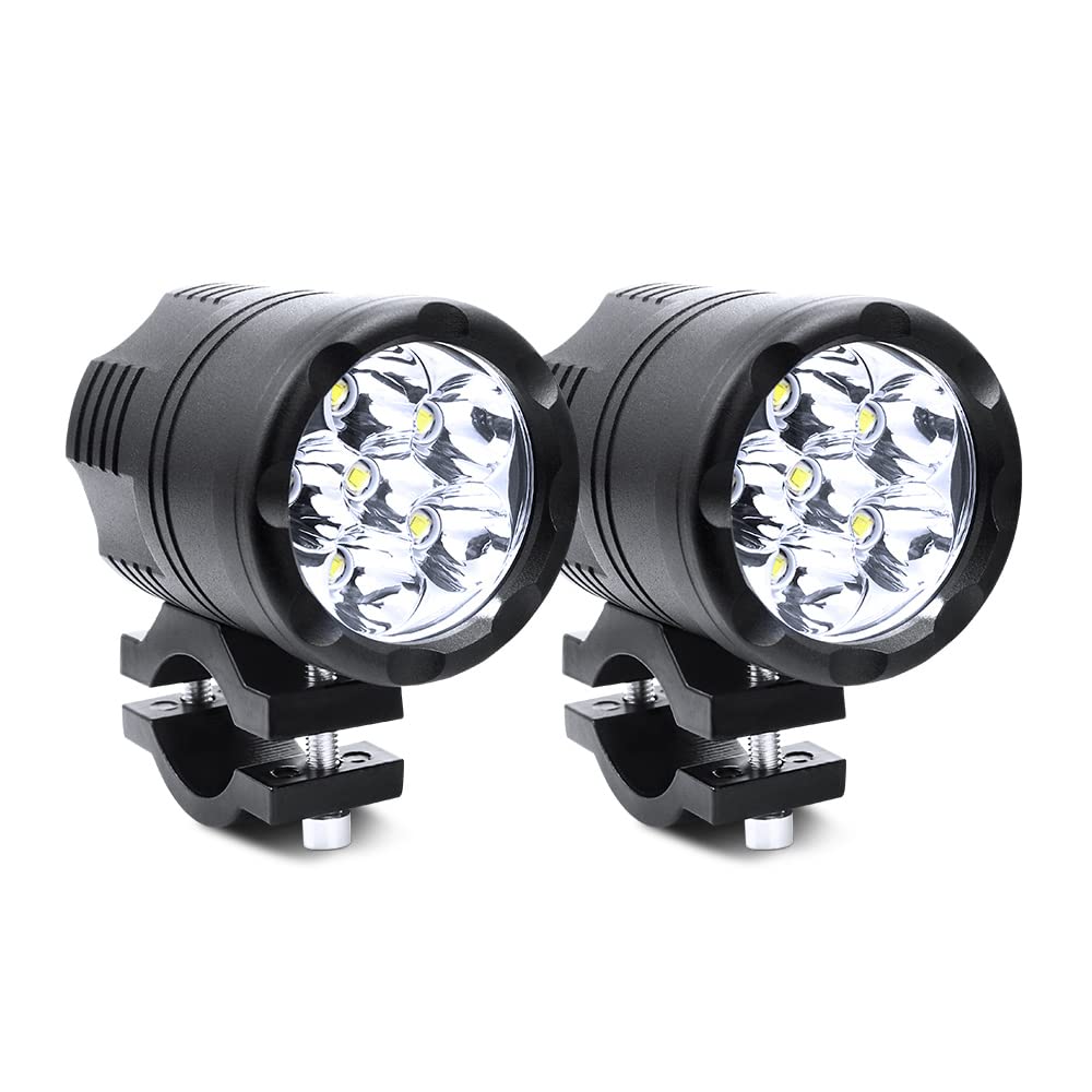 X-STYLE Motorcycle Headlight, Auxiliary Light, 60 W, LED Fog Lamp, White, Work Light, 12
