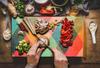 Glass Board Cutting Board 52X30 Mosaic