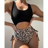 2025 Leopard Print One-Piece Swimsuit Women's Bikini Set