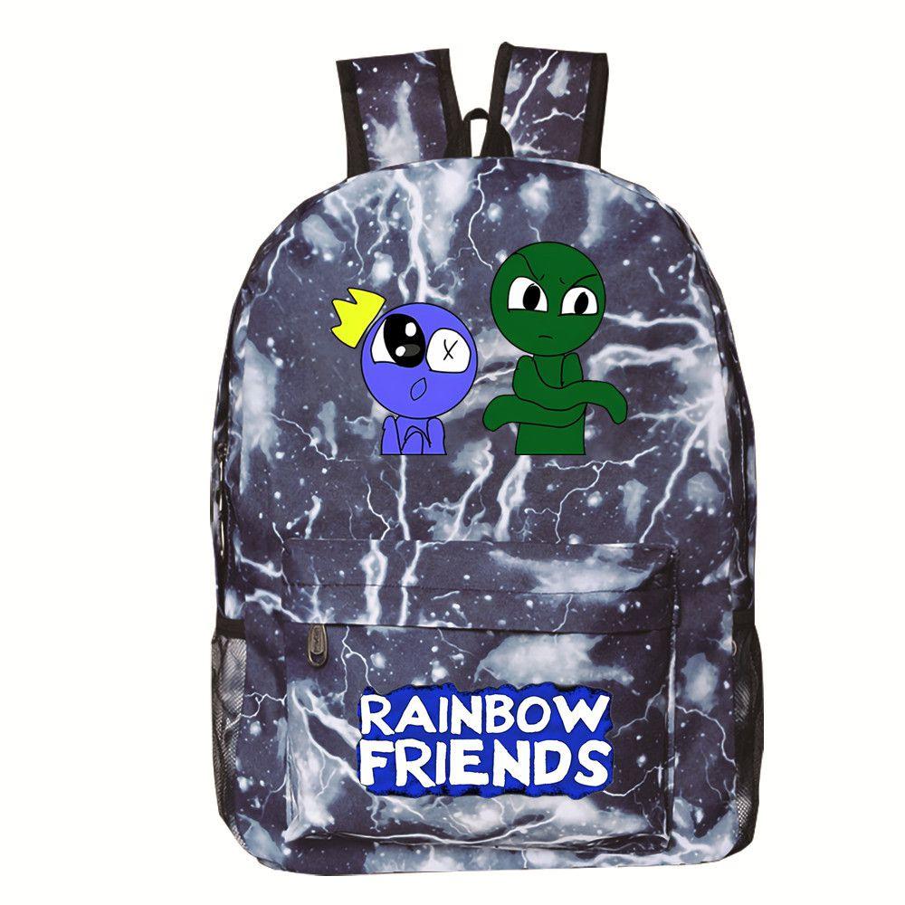 Roblox Rainbow Friends Large Capacity Student Backpack Bag Book