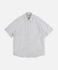 FRIZMWORKS Og Dobby Weave Seersucker Half Shirt _ Gray