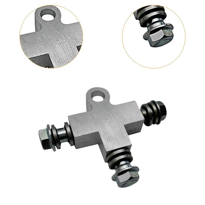 Hydraulic Brake Oil Line Tee M10 T Shape Brake Line Tee Car Brake Tee Beach Kart Brake Hose 3 Way Connector 10mm Hose Connector
