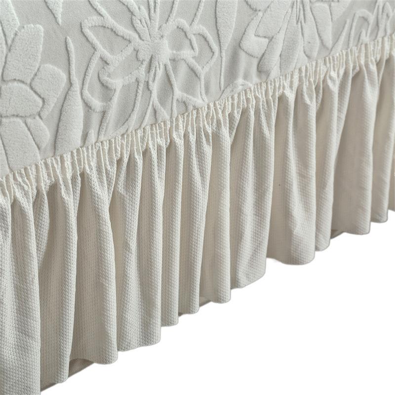 Thickened Skirt Jacquard Sofa Cover, Old-Fashioned All-Inclusive Sofa Cover, Elastic Universal Type