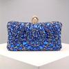 Luxury Evening Clutch Bag, Dual-Sided Multi-Color Fashion Glitter Purse, For Party Wedding Banquet, Versatile Chain Handbag