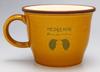 Kakuni Mino Ware Silhouette Hedgehog K12180 Mug, Brown, 340ml,