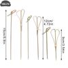 100Pcs Bamboo Skewers Barbeque Bar Tool Kitchen Cocktail Picks Disposable Bamboo Knot Skewers Fruit Forks Stick For Home Party