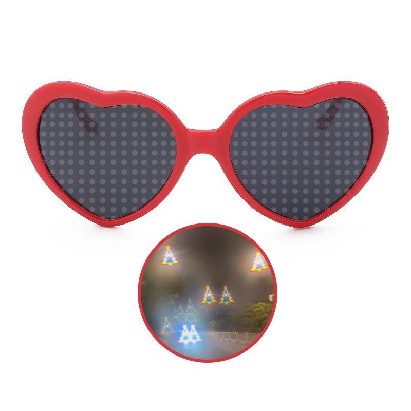 Romantic Heart-Shaped UV Protection Sunglasses - Mood Changing, Date Essential
