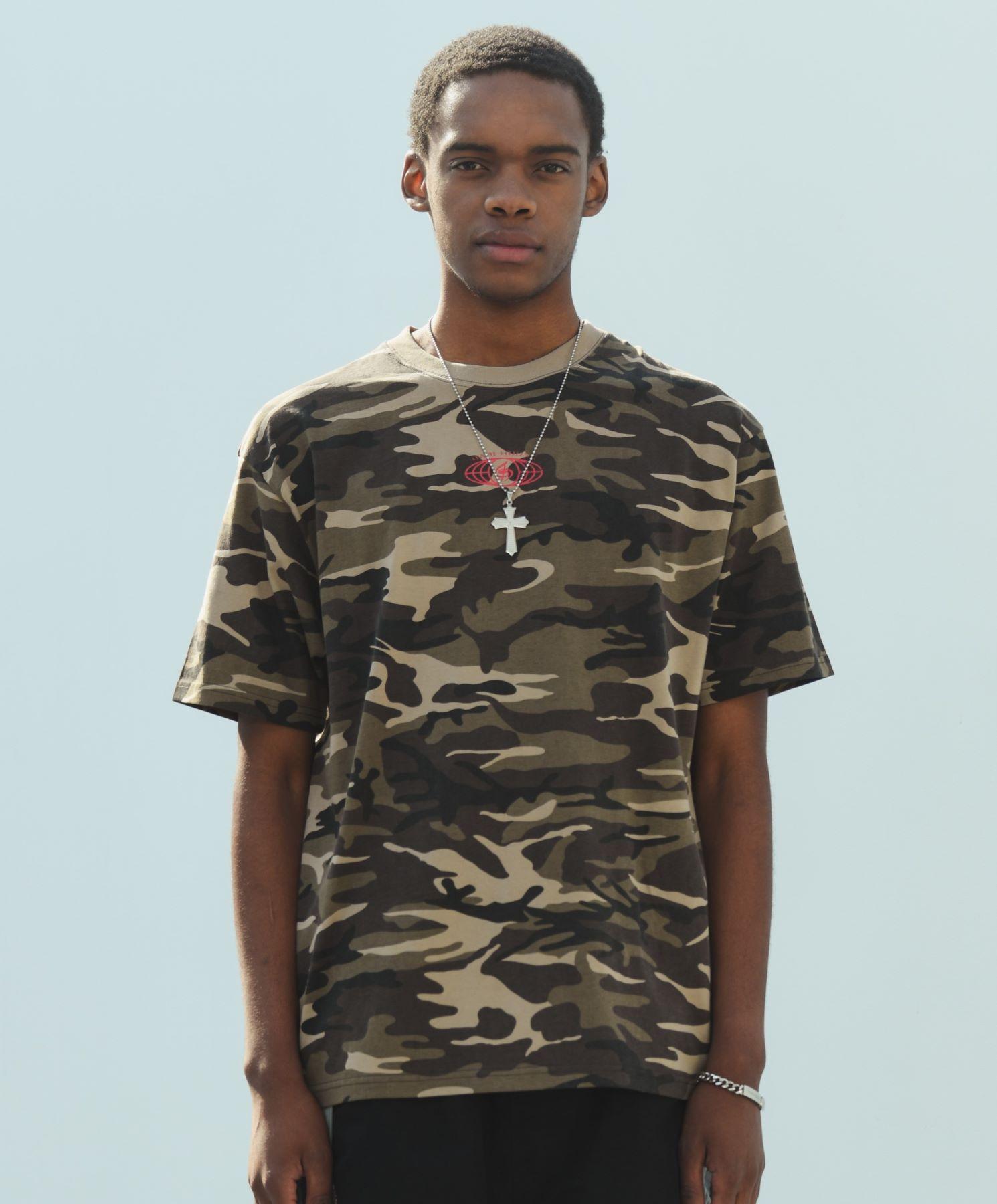 Bajubiju Babihouse Camo T-Shirt [Beige] L
