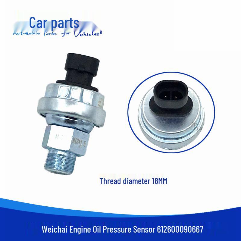 Delong Weichai Electronic Oil Pressure Sensor Plug 612600090667